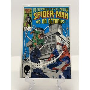 Spectacular‎ SPIDER-MAN #124 Marvel Comics 1987 "vs. DR. OCTOPUS!